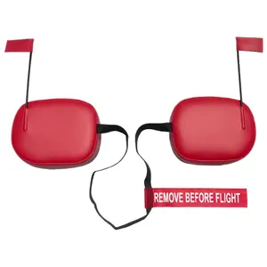 Piper PA-18 Cuper Cub Cowl Plugs w/ RBF Streamer (Color: Red)